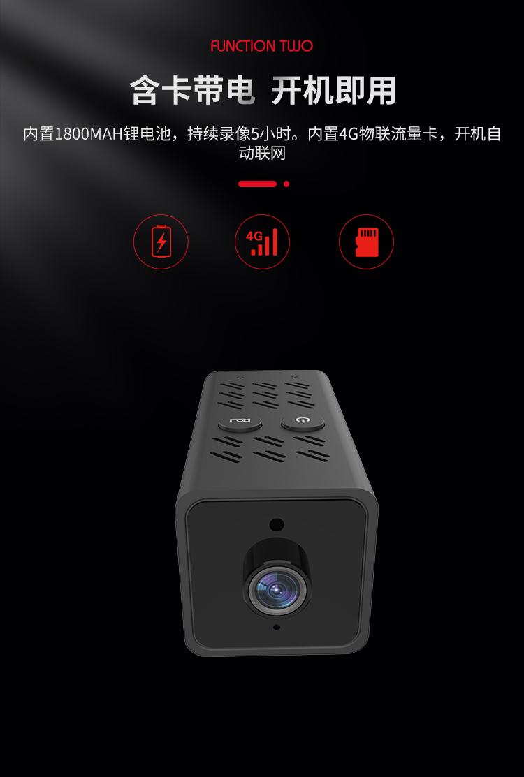 WIFI/4G無線迷你電池攝像機低功耗涂鴉監(jiān)控高清WJ13 迷你電池攝像機 第2張