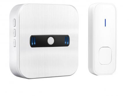 交流供電家用遠距離遙控無線門鈴N8白色