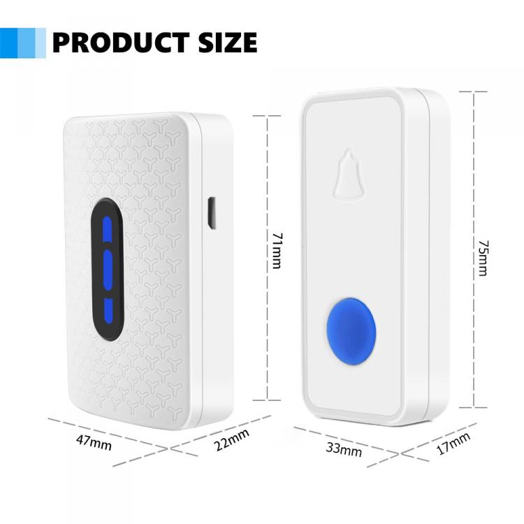 USB家用無線門鈴遠(yuǎn)距離防水直流音樂電子門鈴 USB供電門鈴 第7張-家家安科技 USB家用無線門鈴遠(yuǎn)距離防水直流音樂電子門鈴 USB供電門鈴 第7張