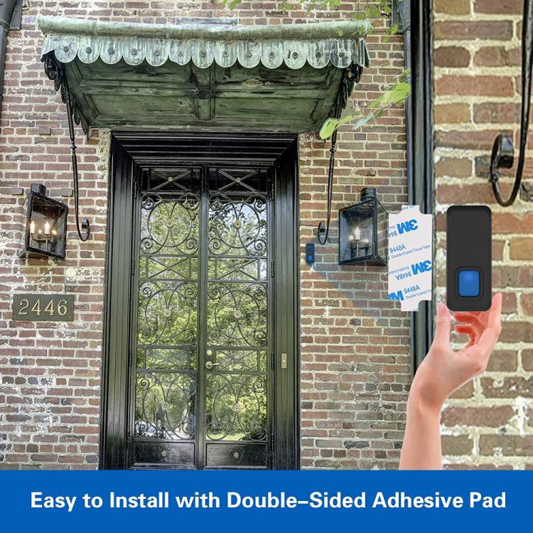 交流供電家用遠距離遙控無線門鈴N6黑 交流供電門鈴 第12張