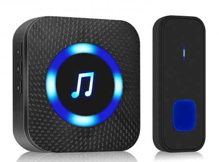 家用無線門鈴遠距離防水直流電池音樂電子門鈴N9K