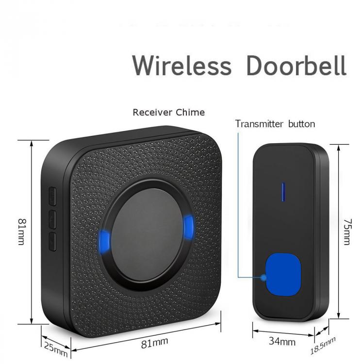 直流電池家用無線門鈴遠距離防水音樂電子門鈴N8K 直流電池門鈴 第4張