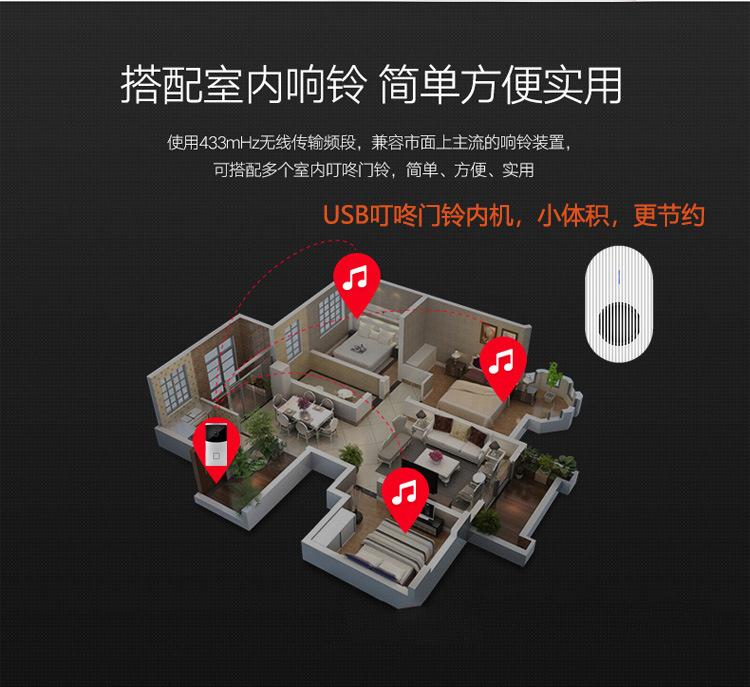 涂鴉低功耗wifi電池可視門鈴對講DB603 tuya可視門鈴 第14張