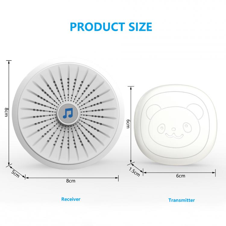 無線觸摸門鈴寵物電子門鈴遠距離防水N688Q 寵物門鈴 第5張
