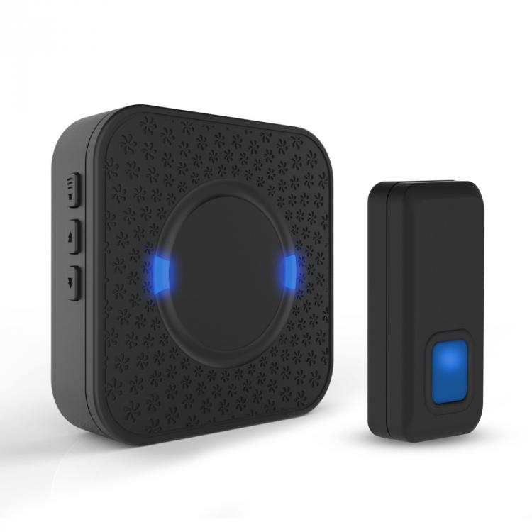 交流供電家用遠距離遙控無線門鈴N6黑 交流供電門鈴 第1張