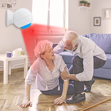 LIKEPAI Portable Motion Sensor Alert Caregiver Pager Room Monitor Waterproof 500 Feet Operating for Elderly Motion PIR Detectors Product Center 第4張