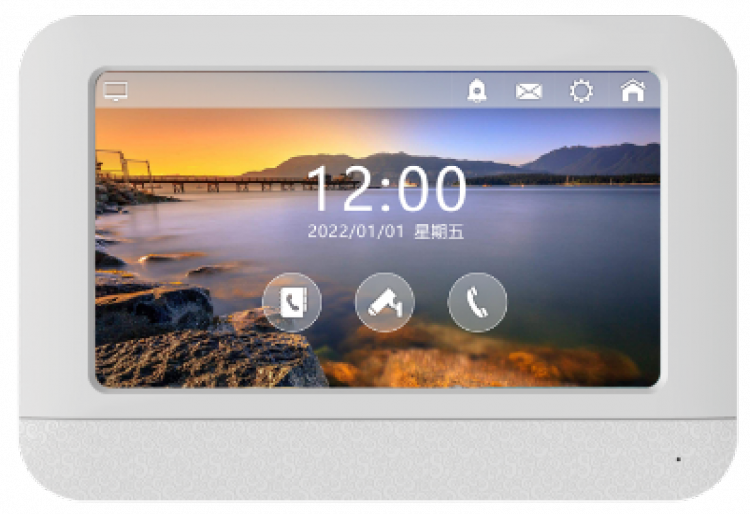 Tuya涂鴉7寸室內機高清雙向可視對講門禁分機智慧屏 P7008TY 室內智慧屏 第1張