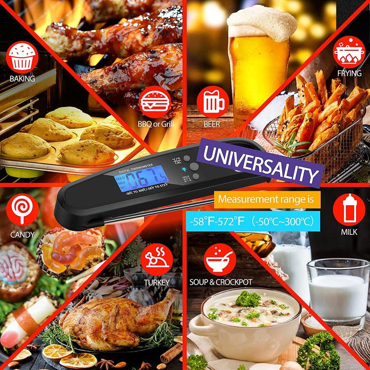LIKEPAI Wireless Instant Read Stainless Steel Kitchen Cooking bbq Thermometer Food Thermometer Digital Meat Thermometer for Food Product Center 第2張