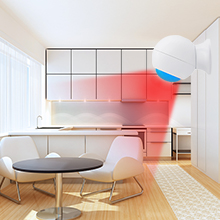 LIKEPAI Portable Motion Sensor Alert Caregiver Pager Room Monitor Waterproof 500 Feet Operating for Elderly Motion PIR Detectors Product Center 第3張