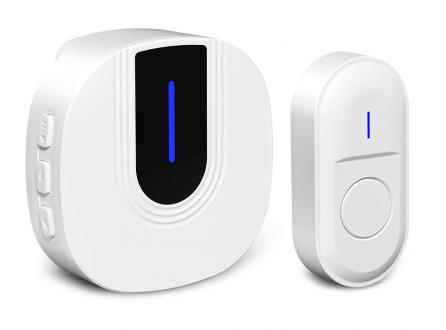 交流供電無線家用防水門鈴300米遠距離傳輸55首鈴聲美規(guī)歐規(guī)英規(guī)澳規(guī)日規(guī)插頭無線門鈴N99D