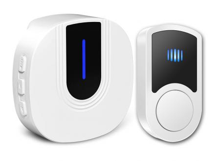 交流供電無線家用防水門鈴300米遠距離傳輸55首鈴聲美規歐規英規澳規日規插頭N99G