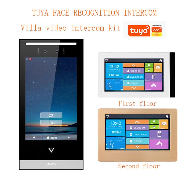 7寸屏10寸室內智慧屏涂鴉智能一拖二雙向可視對講訪客呼叫遠程視頻開鎖人臉識別門禁系統H8TUYA 品牌動態 第1張