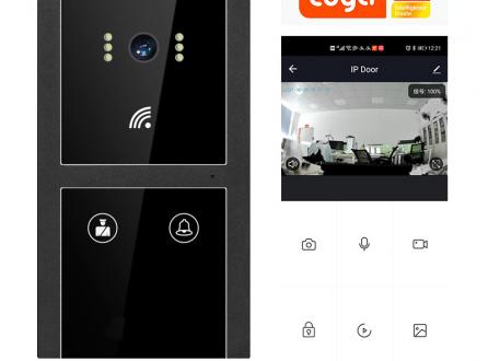 H5Tuya涂鴉智能可視對講聯(lián)動開鎖有線聯(lián)網(wǎng)常規(guī)供電嵌入式工程類可視對講門鈴主機