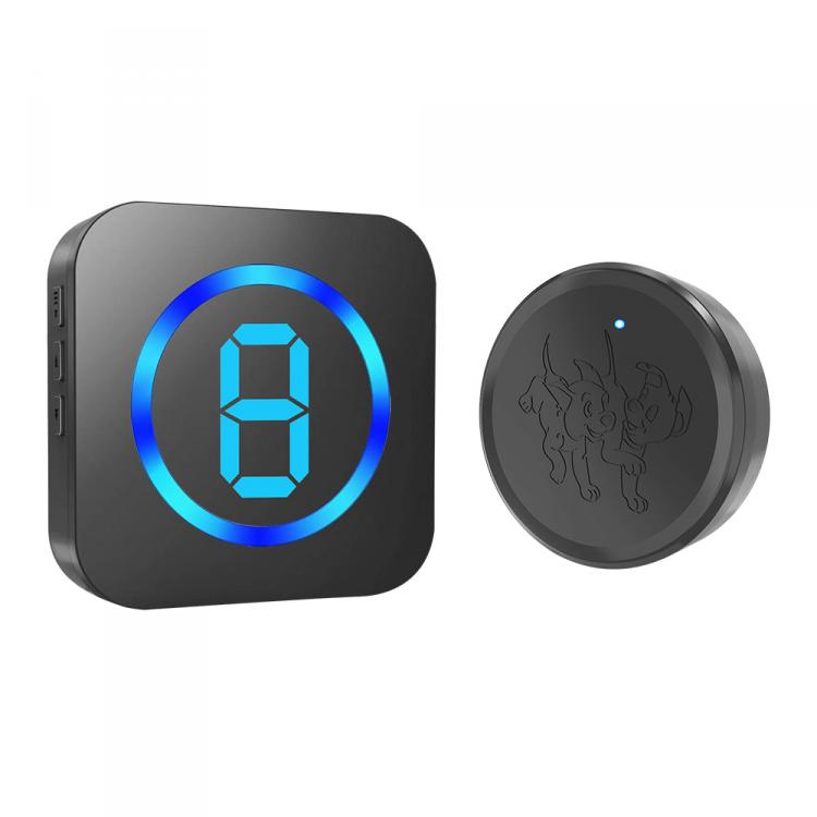 LED數(shù)顯多防區(qū)寵物觸摸門鈴套裝跨境防水無線老人SOS呼叫求助按鈕 交流供電門鈴 第1張