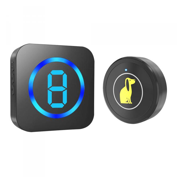 寵物觸摸無線門鈴老人呼叫器按鈕一鍵求助家用無線門鈴數顯多防區 品牌動態 第1張