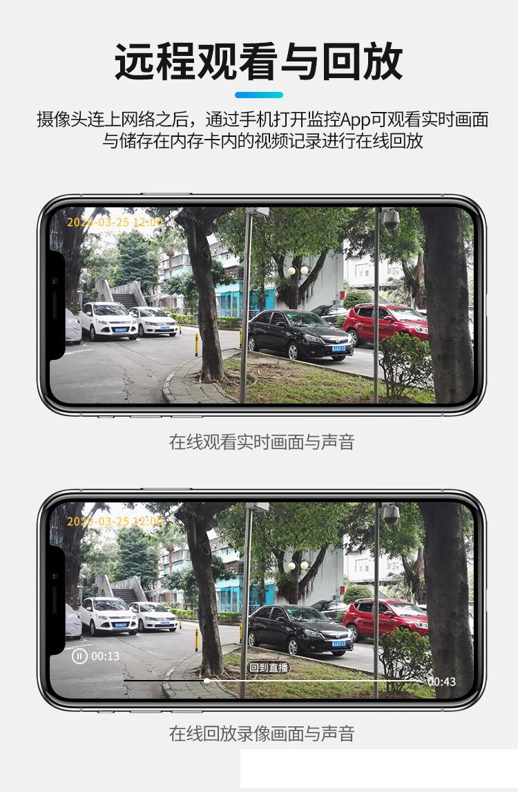 跨境外貿(mào)出口涂鴉攝像頭戶外太陽(yáng)能監(jiān)控TUYA攝像機(jī)低功耗WIFI無(wú)線4G夜視防水球機(jī)廠家批發(fā)手機(jī)APP實(shí)時(shí)監(jiān)控 品牌動(dòng)態(tài) 第10張