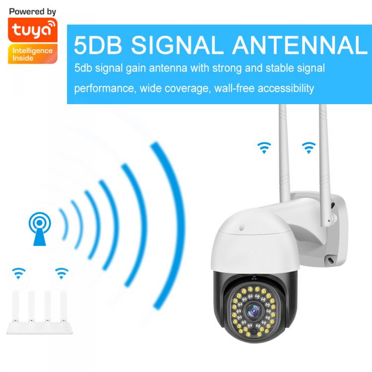 tuya涂鴉室外防水36燈球機TUYA戶外高清監控攝像頭雙光源夜視全彩球形攝像機 品牌動態 第6張
